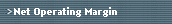 Net Operating Margin